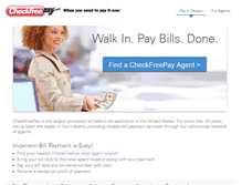Tablet Screenshot of checkfreepay.com